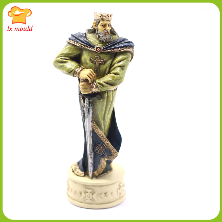 Candle. Queen - Cetakan Fondant Silikon Catur 3D Dekorasi