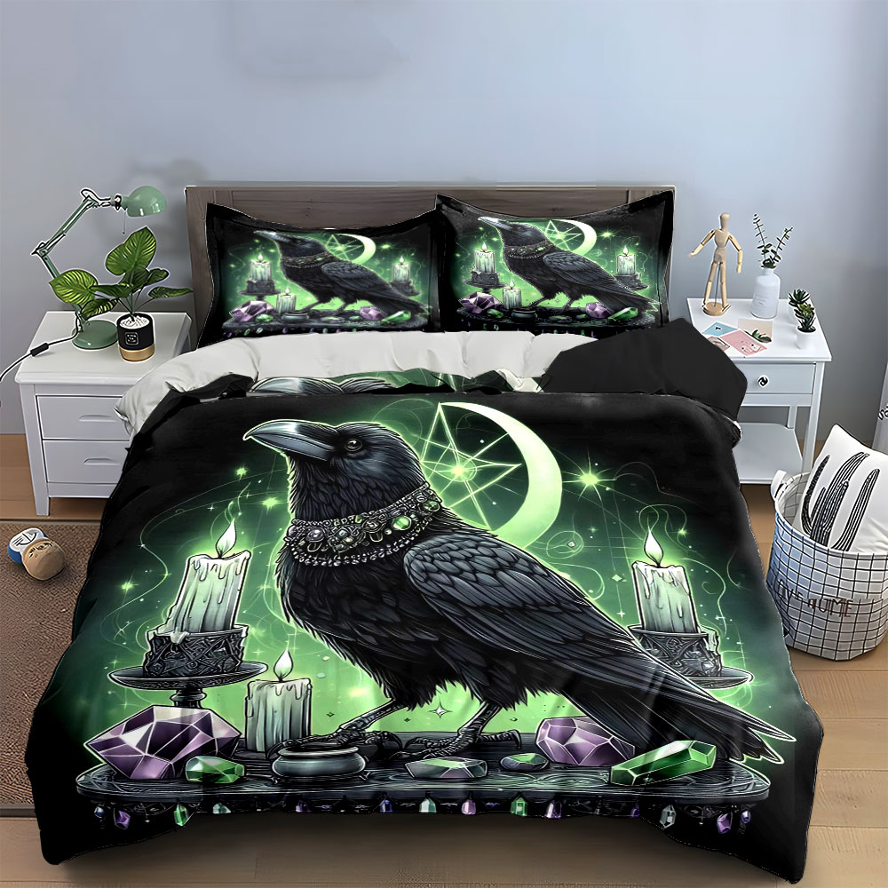 Candle. Queen - Set Lilin Dekorasi Gotik Raven, Set