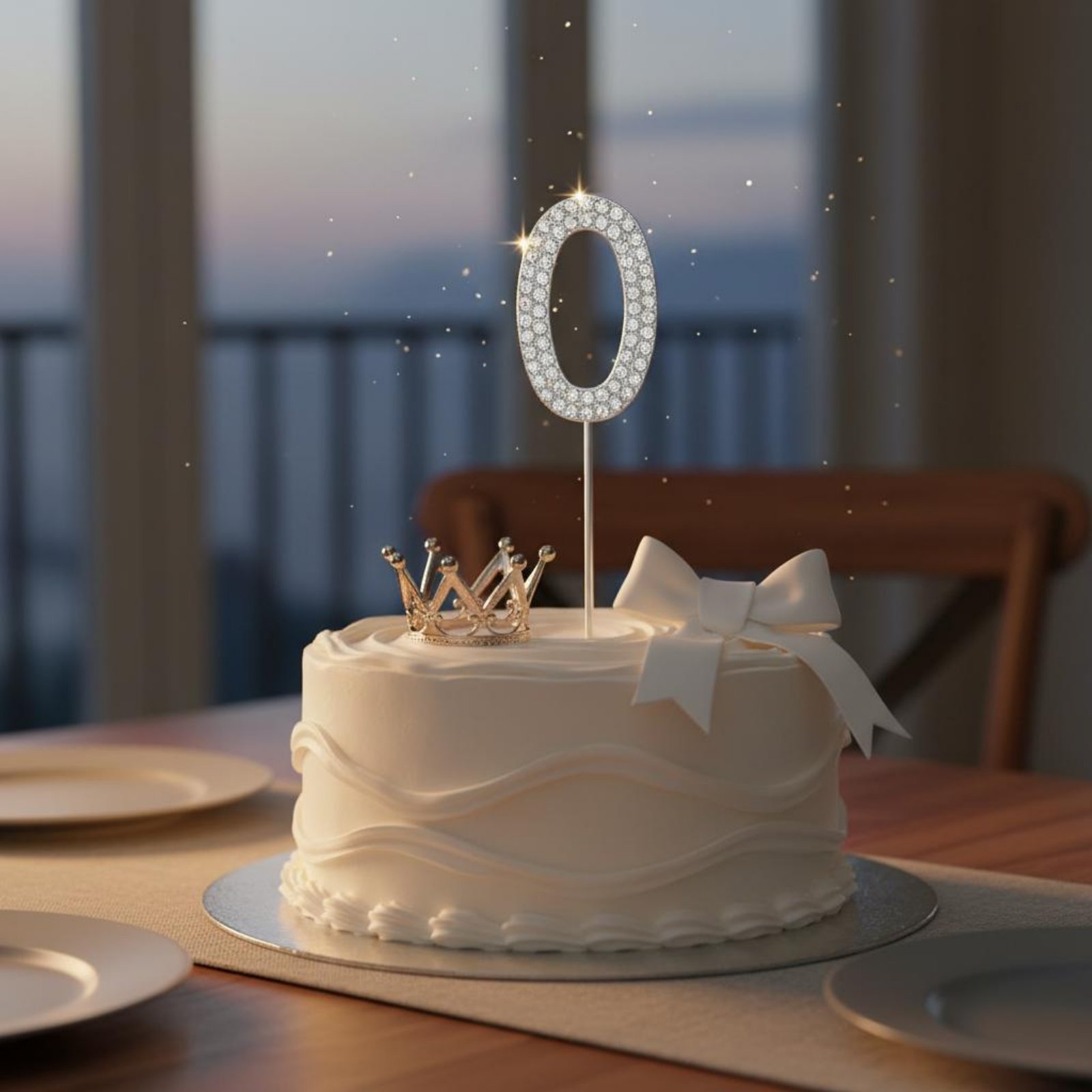 Candle. Queen - Hiasan Kue Mahkota Kristal Hiasan Kue