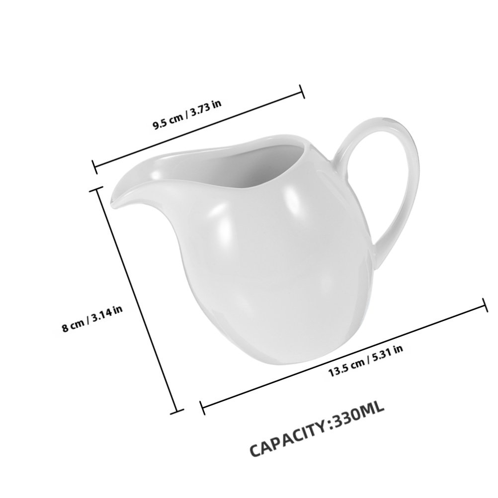 2 Buah Jug Susu Keramik, Pitch - Pour Spout Pitcher ulasan dan harga