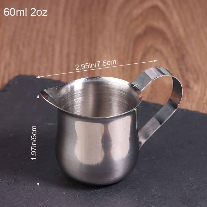 Panci Krim Susu Stainless Stee - Pour Spout Pitcher ulasan dan harga