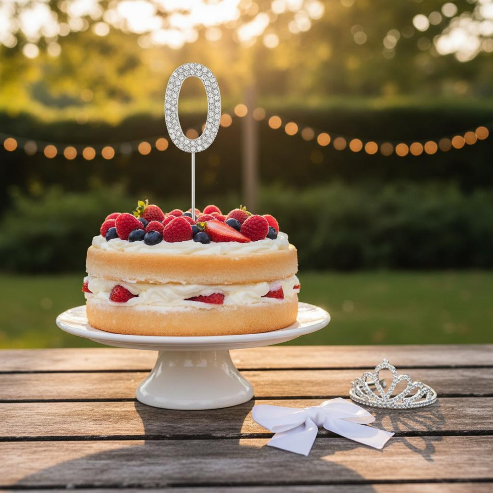Hiasan Kue Mahkota Kristal Hia - Candle. Queen ulasan dan harga