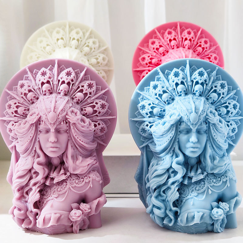 DIY setengah tubuh tengkorak k - Candle. Queen ulasan dan harga