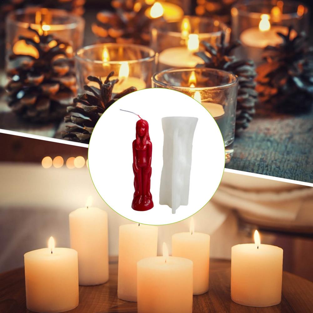 DIY Cetakan Lilin Humanoid Cet - Candle Supplies Storage ulasan dan harga