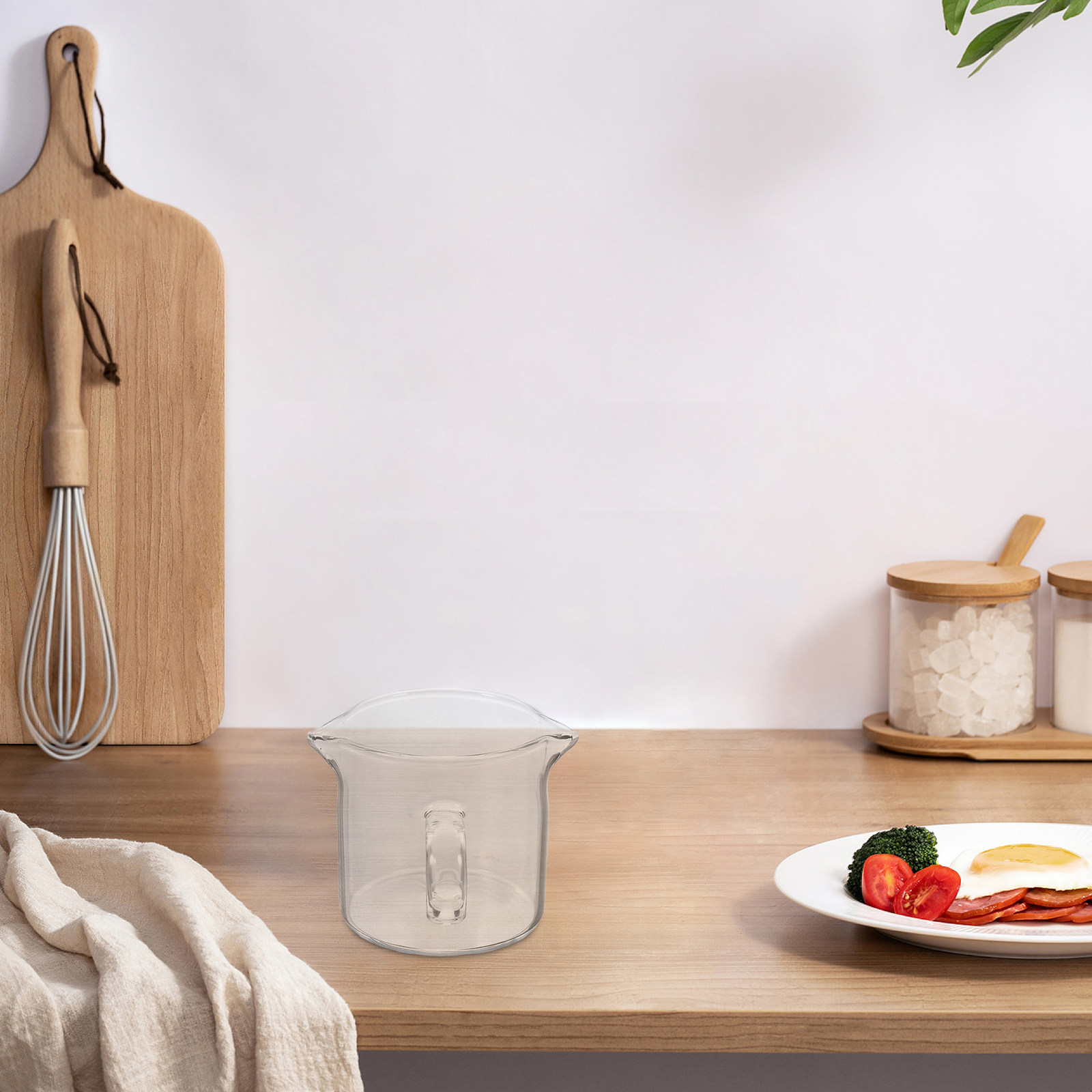 Pitcher Kaca Mini dengan Dua C - Pour Spout Pitcher ulasan dan harga