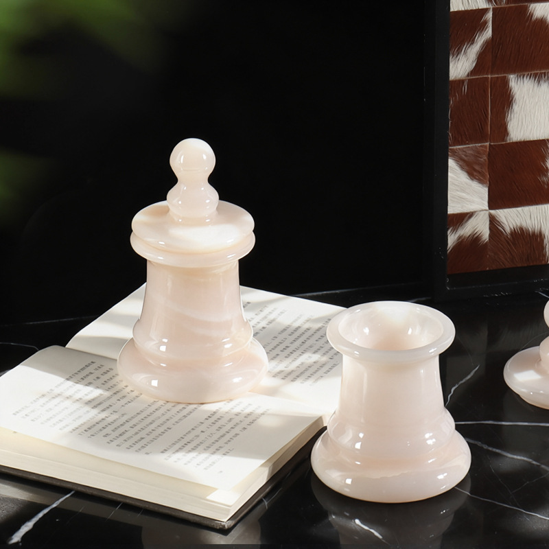 Tempat Lilin Kosong Batu Giok  - Candle. Queen ulasan dan harga
