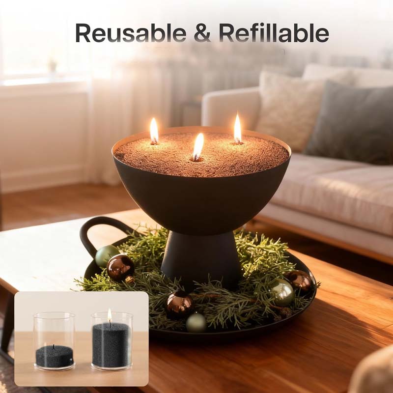 Pasir Lilin Hitam dengan Sumbu - Candle Supplies Storage ulasan dan harga